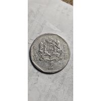 Марокко 2 дирхам 2002