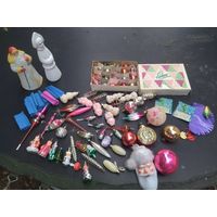 Ёлочные игрушки . Аукцион с рубля! Огромный лот! Толстое стекло!