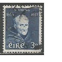 Ирландия. 300 лет со дня смерти Люка Уоддинга. Монах. 1957г. Mi#134.