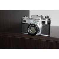 Фотоаппарат Киев с объективом Гелиос-103, из СССР, рабочий.