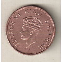 Британская Индия 1/4 анна 1940 2