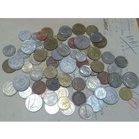 С РУБЛЯ! 70 монет. Микс, без СССР, УК, РФ.