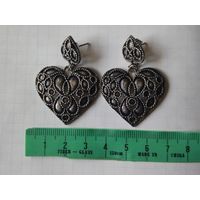 Серьги винтажные