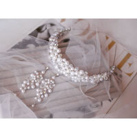 Комплект украшений для невесты:диадема,серьги