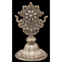 Статуэтка Колесо Дхармы Буддизм Бронза