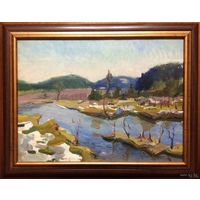 Довгялло М.Х. "Весна"К/м, 35х46,5см.
