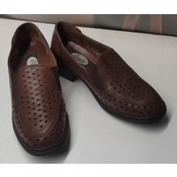 Туфли-мокасины 36 размер Натуральная кожа.