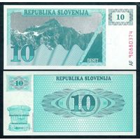Словения 10 толаров 1990 год, UNC