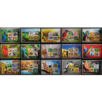 СЕРИЯ Блоков птицы  фауна MNH