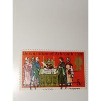 Великобритания 1970 в честь 650-летия (в 1970 году) Декларации Арброта.