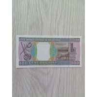 Мавритания 100 UNC  2002 г. с рубля