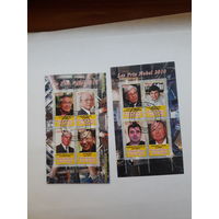 Марки Руанда Лауреаты Нобелевской премии Мира 2010