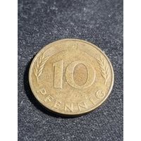 ФРГ 10 пфеннигов 1990 J