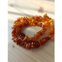 Бусы из янтаря. Крупная россыпь