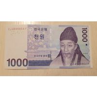 С 1 руб. Корея Южная. 1000 вон