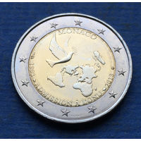 Монако 2 евро 2013 20 лет вступления в ООН