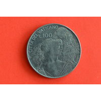 Ватикан 100 лир 1966 с 1 руб