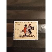 1971 Нигер авиапочта дорогая концовка исламская кавалерия война картина искусство культура чистая клей лёгкая наклейка (2-8)