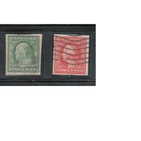 США-1908, (Скотт.343-344), гаш. , Стандарт, Президенты,бзц