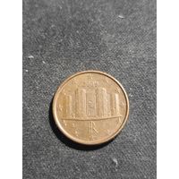 Италия 1 евроцент 2009