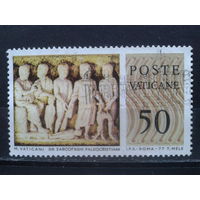 Ватикан, 1976. Рельеф, сотворение Адама и Евы