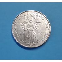 Германия. Веймар. 3 рейхсмарки. 1929 год. Мейсен. Отличная, редкая! Серебро
