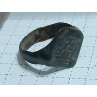 Перстень старинный "Рогач"  #101