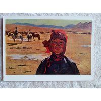 Христолюбов. Монголия. Доярка Харахаринского госхоза. Утро