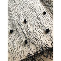 Вуаль 1950-е гг. СССР. Сетка с ПУШИСТОЙ СИНЕЛЬЮ