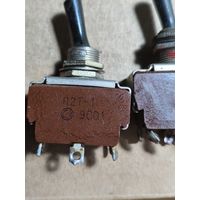 Переключатель, Тумблер П2Т-1, три положения фиксации