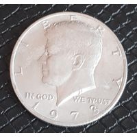 50 центов ( халф) 1/2  доллара 1973 Р США