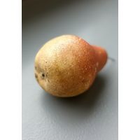 Ёлочная игрушка СССР груша пресс опилки