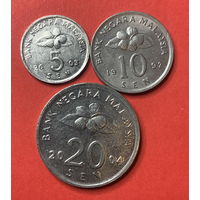 Малайзия, 3 монеты