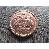 Дания, 25 эре 1996, KM# 868