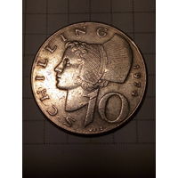 10 шиллингов Австрия 1974 год