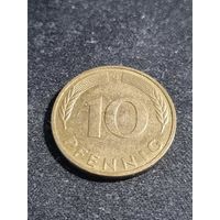 ФРГ 10 пфеннигов 1991 G