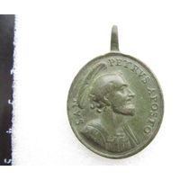 Все лоты с рубля.Большой католический медальон 17-18 в.в.