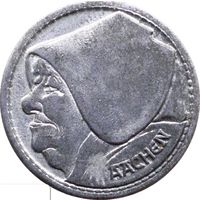 РАСПРОДАЖА!!! - ГЕРМАНИЯ АХЕН 1 грош 1920 год - aUNC!