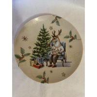 Тарелка декоративная "Новый год".  ДФЗ