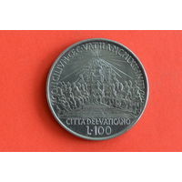 Ватикан 100 лир 1962 с 1 руб