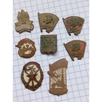 Значки из СССР. Латунь.