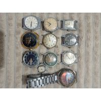 Часы СССР лотом с рубля без мпц!