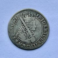 Монета СЕРЕБРО ПРУССИЯ ОРТ 18 грошей 1698 год ФРИДРИХ ВИЛЬГЕЛЬМ ОТЛИЧНЫЙ