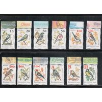 Беларусь-2006,(Мих.622w-633w) **  , Стандарт, Птицы, простая бумага