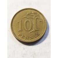 Финляндия 10 пенни 1963