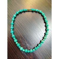 Винтажное колье из амазонита ,