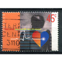 Австралия - 1998г. - борьба с заболеваниями сердца - 1 марка - полная серия, гашёная [Mi 1719]. #3-WB-91-A-1