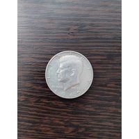 50 центов США 1969 Кеннеди серебро 400