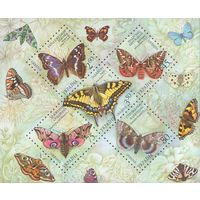 Украина 2004. Бабочки блок (321)