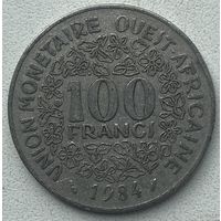 Западная Африка 100 франков 1984 г.